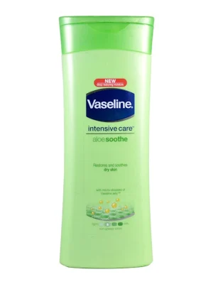 لوسیون بدن وازلین مدل Aloe Soothe
